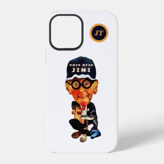 Funny Personalisiert Guitar Player Apple iPhone Ca Hülle (Rückseite)