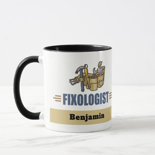 Funny Personalisiert Handyman Tasse (Links)