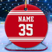 Funny Personalisiert Hockey Weihnachtsschmuck