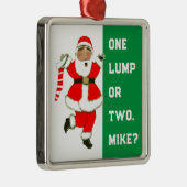 Funny Personalisiert Holiday Gift Ornament Aus Metall (Rechts)