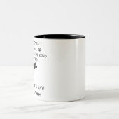 Funny Personalisiert Hund Vater, Hund Kack Vaterta Zweifarbige Tasse (Mittel)