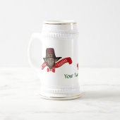 Funny personalisiert Irish Canadian Bierglas (Vorderseite Links)