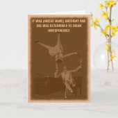 Funny personalisiert karte (Gelbe Blume)