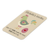 Funny Personalisiert Kitchen Rule Chicken Magnet (Linke Seite)