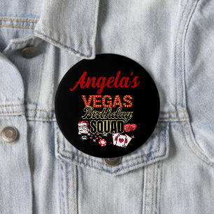 Funny Personalisiert Las Vegas Geburtstagsparty Sq Button