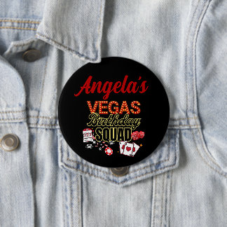 Funny Personalisiert Las Vegas Geburtstagsparty Sq Button