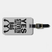 Funny Personalisiert Luggage Tag Gepäckanhänger (Vorderseite horizontal)