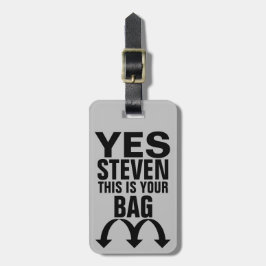 Funny Personalisiert Luggage Tag Gepäckanhänger