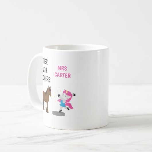 Funny Personalisiert Math Teacher Tasse Geschenk (Vorderseite Links)