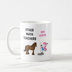 Funny Personalisiert Math Teacher Tasse Geschenk