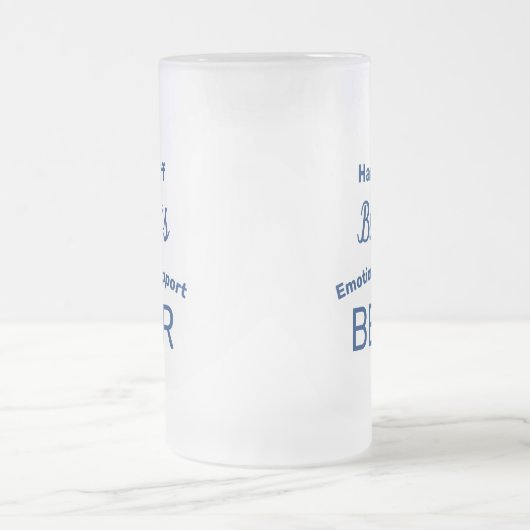 Funny Personalisiert Mattiert Glass Beer Tasse (Mittel)