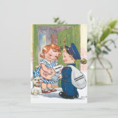 Funny personalisiert mein Brautjungfrau/Trauzeugin Einladung (Stehend Vorderseite)