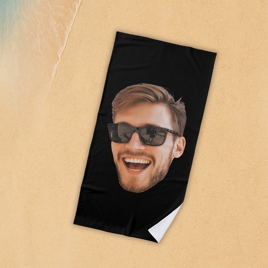 Funny Personalisiert Men Foto Strandtuch
