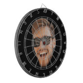 Funny Personalisiert Men's Face Foto Dartscheibe (Vorderseite Links)