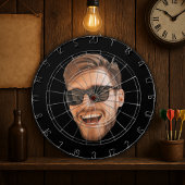 Funny Personalisiert Men's Face Foto Dartscheibe