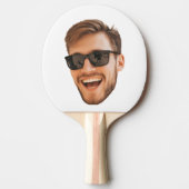 Funny Personalisiert Men's Face Foto Tischtennis Schläger (Vorderseite)