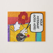 Funny personalisiert Message Comic Book Puzzle (Horizontal)