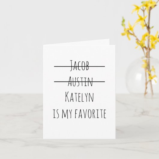 Funny Personalisiert Mother Day Card Karte (Gelbe Blume)