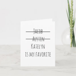 Funny Personalisiert Mother Day Card Karte