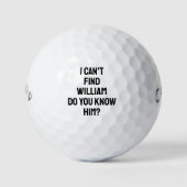 Funny Personalisiert name Birthday Zitat Golfball (Vorderseite)
