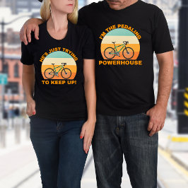 Funny Personalisiert Name Couple Bike T-Shirt