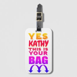 Funny Personalisiert Name Luggage Tag Gepäckanhänger