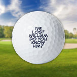 Funny Personalisiert Navy Blue Love Golf Balls Golfball<br><div class="desc">Mische nie wieder deine Bälle! Personalisieren Sie den Namen,  um einzigartige Golfbälle zu erstellen,  die dazu bestimmt sind,  eine Wange,  einen Knall,  einen Zap in jedermanns Spiel zu setzen. Entwickelt von Thisisnotme©</div>