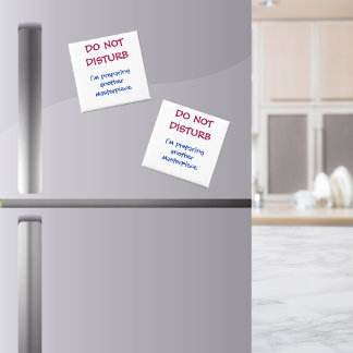 Funny Personalisiert nicht stören Magnet