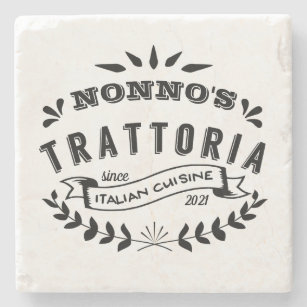 Funny Personalisiert Nonnos italienische Trattoria Steinuntersetzer