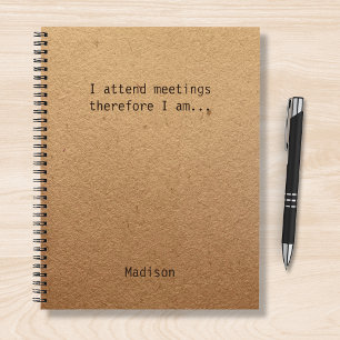 Funny Personalisiert Notes Office-Meeting Notizblock