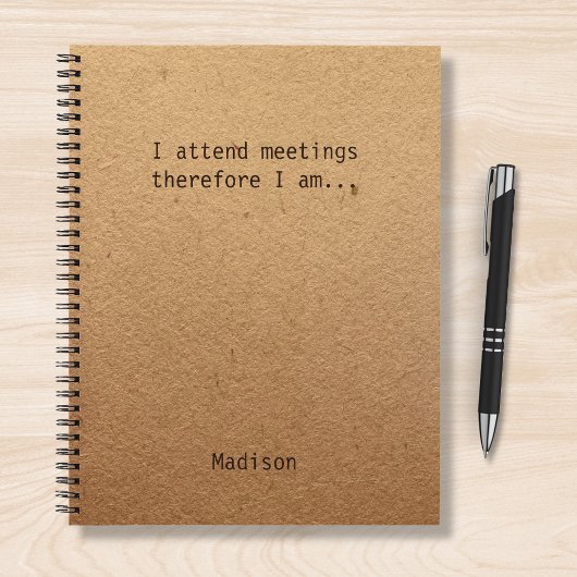 Funny Personalisiert Notes Office-Meeting Notizblock