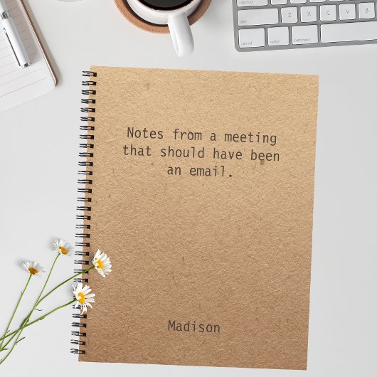 Funny Personalisiert Notes Office-Meeting Notizblock