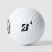 Funny Personalisiert Novelty Monogram Cat Advice Golfball (Logo)