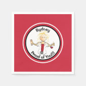 Funny Personalisiert Nurse Graduate Napkins Serviette (Vorderseite)