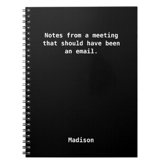 Funny Personalisiert Office Notebook - Unglaublich Notizblock (Vorderseite)