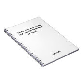 Funny Personalisiert Office Notebook - Unglaublich Notizblock (Rechte Seite)