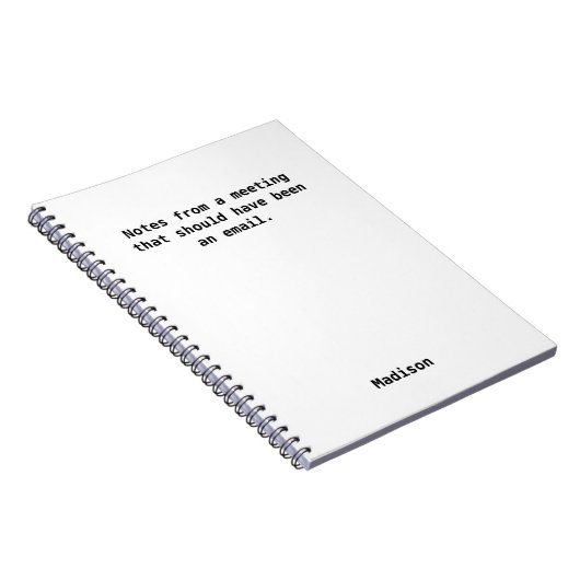 Funny Personalisiert Office Notebook - Unglaublich Notizblock (Rechte Seite)