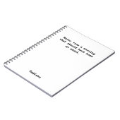 Funny Personalisiert Office Notebook - Unglaublich Notizblock (Linke Seite)