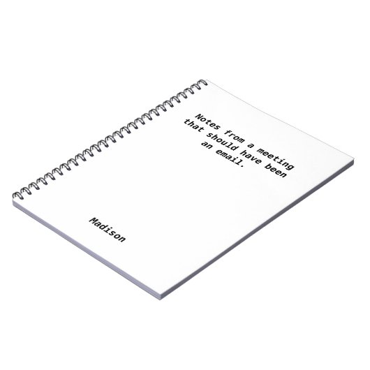 Funny Personalisiert Office Notebook - Unglaublich Notizblock (Linke Seite)