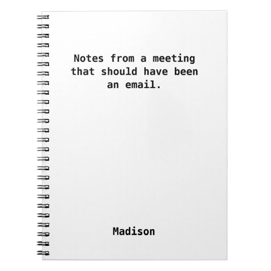 Funny Personalisiert Office Notebook - Unglaublich Notizblock (Vorderseite)