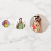 Funny Personalisiert Party Head Custom Foto 6 Face Konfetti (Vorderseiten)