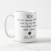 Funny Personalisiert Pet Foto Hunde Mama Kaffeetasse (Links)