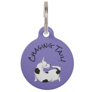 Funny Personalisiert Pet Hund ID Tag - Schwanz suc Haustiermarke