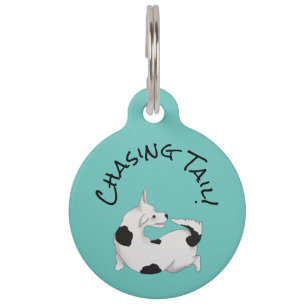 Funny Personalisiert Pet Hund ID Tag - Schwanz suc Haustiermarke