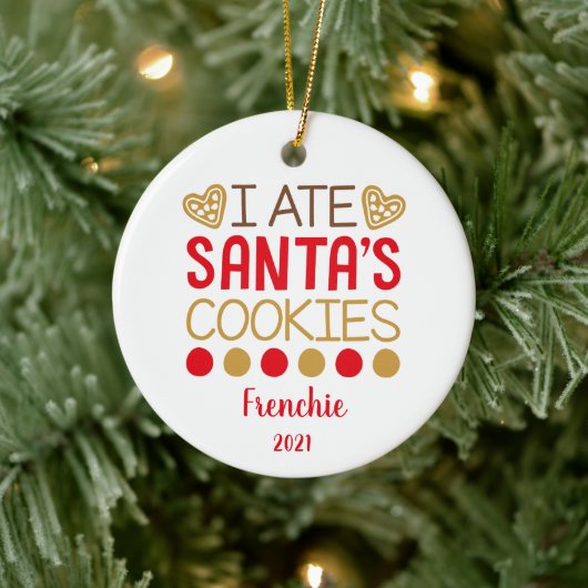 Funny Personalisiert Pet Hund Welpe Foto Keramik Ornament (Baum)