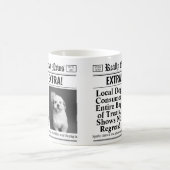Funny Personalisiert Pet Tasse, Editable Newspapie Kaffeetasse (Mittel)