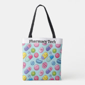 Funny Personalisiert Pharmacy Custom CPhT Name Tasche (Rückseite)