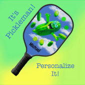 Funny Personalisiert Pickleman Pickleball Paddle