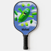 Funny Personalisiert Pickleman Pickleball Paddle (Vorderseite)