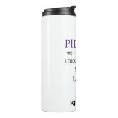 Funny Personalisiert Pilates Thermosbecher (Nach links gedreht)